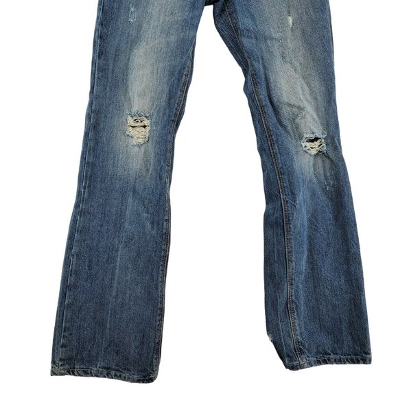 Aeropostale Jeans Women's Boot Cut 5-Pocket Denim Slim Fit Denim Blue 27/30 - Picture 3 of 11